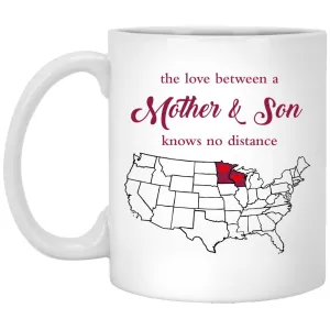 Wisconsin Minnesota The Love Between Mother And Son Mug