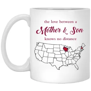 Wisconsin New Hampshire The Love Between Mother And Son Mug
