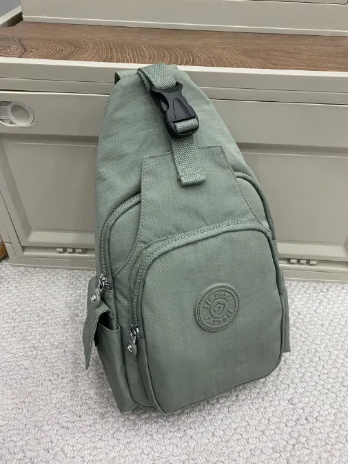 Women's Classic Washed Nylon Live Broadcast Backpacks