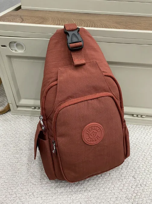 Women's Classic Washed Nylon Live Broadcast Backpacks