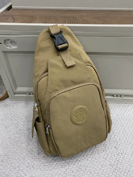 Women's Classic Washed Nylon Live Broadcast Backpacks