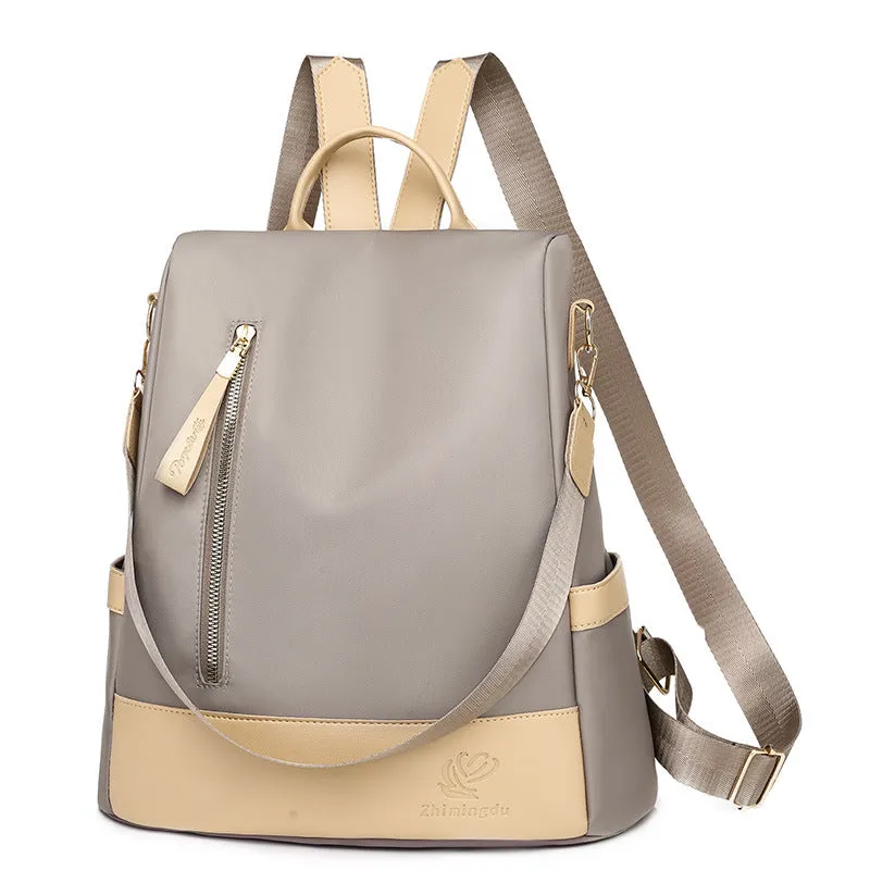 Women's Fashionable Korean Style Oxford Cloth Leisure Backpacks