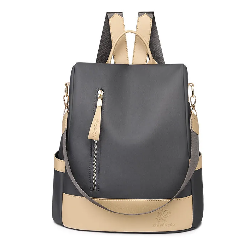 Women's Fashionable Korean Style Oxford Cloth Leisure Backpacks