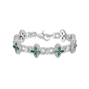 Women's Iced Luminous Clover Bracelet