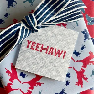 Yeehaw Folded Enclosure Card