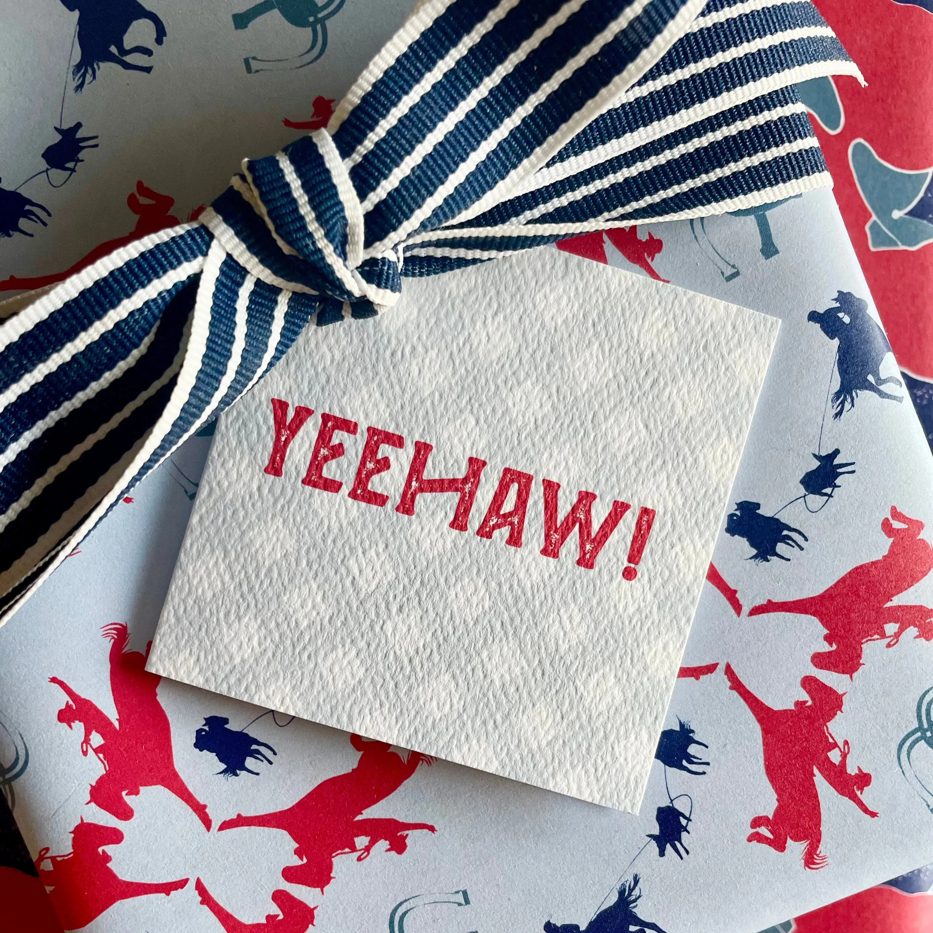 Yeehaw Folded Enclosure Card