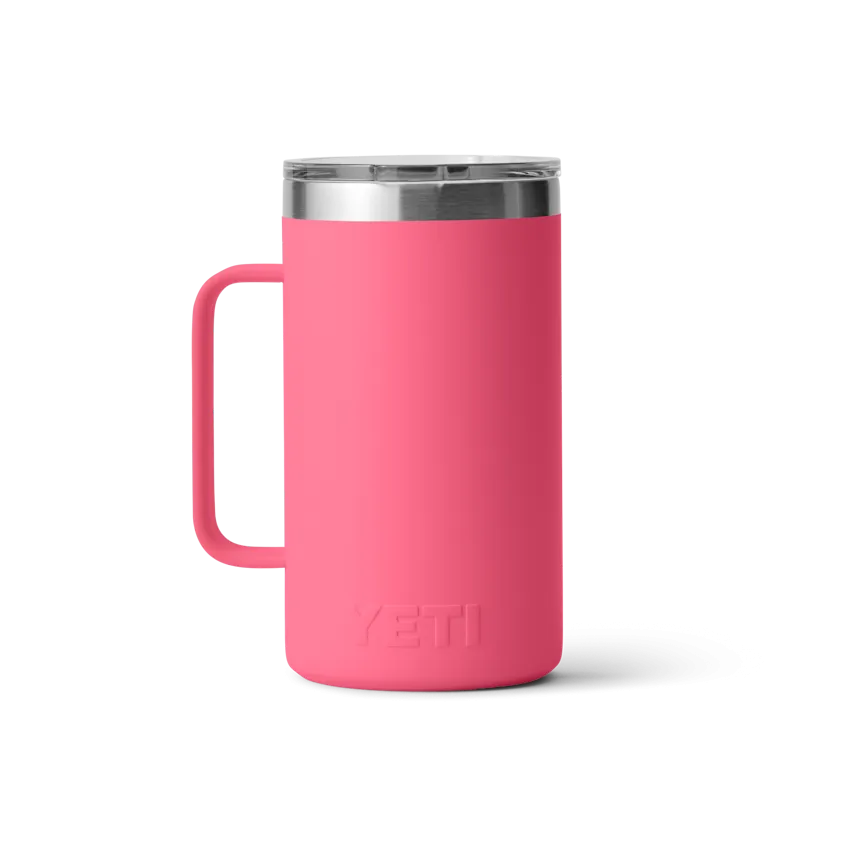 Yeti Rambler 24oz/414ml Mug with Magslider Lid - Tropical Pink - Seasonal