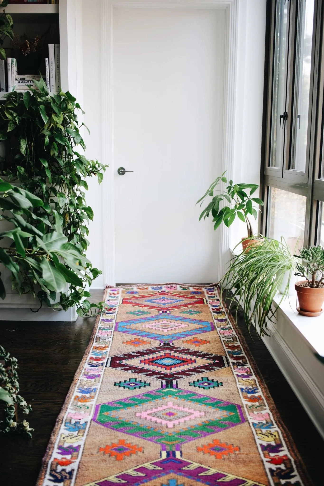 'Zest' Vintage Turkish Runner Rug - 3' x 11'3"